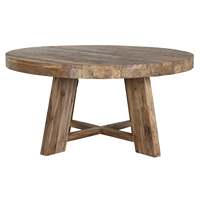 TABLE À MANGER EN TECK RECYCLÉ 160X160X78 Ronde