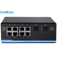 Puerto 10 8 port gigabit conmutador poe industrial interruptor de poe, equipo de seguridad, cámara de seguridad cctv cámara ip Cámara