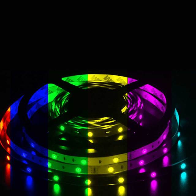 Christmas Decorative Colorful LED Light 5050 SMD 30 60 Led/m DC12V 24V RGB LED Strip