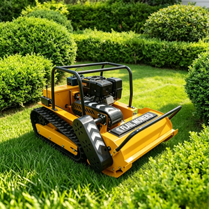 Trituradora de Césped a Control Remoto con Orugas y Motor sin Escobillas HD459-100S, 40 Cuchillas, Altura Ajustable de 3-15 cm, Grado Industrial, 28V, 4 Tiempos - Product Image 4