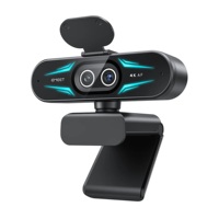 EMEET SmartCam C60E 4K Çift Kameralı UHD 4K USB Web Kamerası Otomatik Odaklama 11x Hibrit Yakınlaştırma 3 Renkli RGB Işıklar Süper Hızlı PDAF Otomatik Odaklama