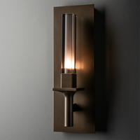 Applique Murale Moderne Minimaliste en Acier avec Verre Rectangulaire pour Hôtel, Chevet, Couloir, Entrée – Luminaire Décoratif