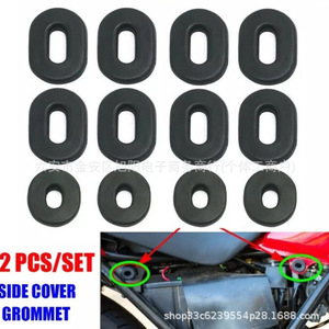 ชุดปะเก็นยางฝาครอบข้างฮอนด้า 12 ชิ้น 17247-303-000 83551-300-000 สำหรับซ่อมรถจักรยานยนต์ - Product Image 2