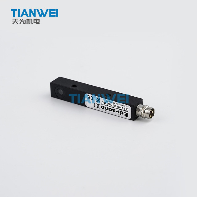 Di-soric OLEQ10M500P1K-TSSL Laser Retroreflective Photoelectric Sensor 0~500mm PNP NO M8 3-pin Angled Aluminum IP67
