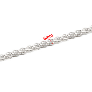Cadena de Acero Inoxidable con Diseño Innovador en Forma de Linterna |   Estructura Compleja Única para la Creación de Joyería DIY - Product Image 4