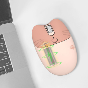 Mini mouse cute cat 1000 1200 1600 DPI USB laptop desktop optical 2.4G mouse wireless tastiera mouse - Product Image 2