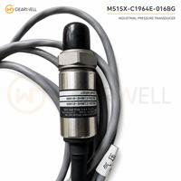 Capteur de pression industriel MEAS M515X-C1964E-016BG 16 bars 4-20 mA avec câble de 3 m pour compresseur d'air