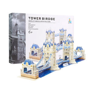 Puzzle 3D en papier des monuments mondialement connus, jouet pour enfants, assemblage <span class=keywords><strong>de</strong></span> puzzle, modèle DIY - Product Image 5