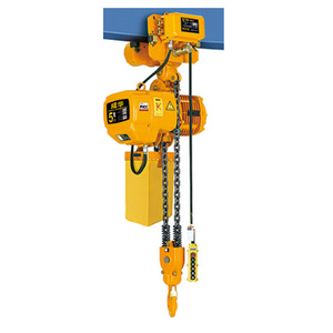Palans à chaîne à profil bas à fonctionnement fixe de 1T, 2T, 3T, 5T, 10T de capacité, 380V, avec flèche, grues - Product Image 1