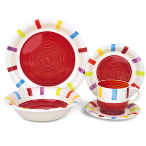 Veweet — service de table toilettes de la série ford <span class=keywords><strong>Royal</strong></span>, <span class=keywords><strong>vaisselle</strong></span> d'occasion, lave-<span class=keywords><strong>vaisselle</strong></span>, en porcelaine, 20 pièces - Product Image 2