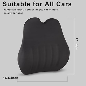 Car Headrest & Lumbar Support Set, Ergonomic Memory Foam Pillow for Neck Back Pain, Adjustable Non-Slip - Product Image 4