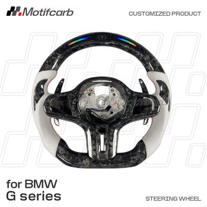 Volante Deportivo Personalizado de Fibra de Carbono Forjado con LED Inteligente para BMW 2017-2026 G20 G30 G2X G3X X5 X3M X4M M2 M3 M4 M5 330i 340i 440i 550i - Product Image 2