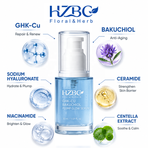 Suero Facial OEM ODM 30ml GHK-Cu Bakuchiol Plump Glow - Suero Facial Doble Antienvejecimiento, Relleno de Arrugas, Estimulante de Colágeno - Product Image 2