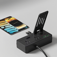 Strip daya Usb kabel ekstensi 2 soket, Strip daya Usb Multi Plug Outlet