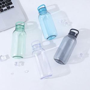 Vente d'usine – Bouteille en verre transparente vide de 300 ml, 500 ml, 900 ml avec poignée portable en Tritan et couvercle en bambou, sans BPA, anti-fuite - Product Image 2