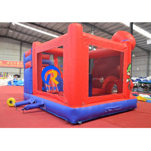 Château Gonflable en Gros pour Enfants, Aire de Jeux Gonflable pour Enfants, Château de Dessin Animé avec Toboggan, Structures Gonflables pour Fêtes - Product Image 3