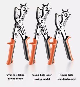 Jeu de pinces multifonctions en acier Poinçon à courroie en PVC pour le serrage industriel Outils de bricolage Support OEM personnalisable Mesure métrique - Product Image 2