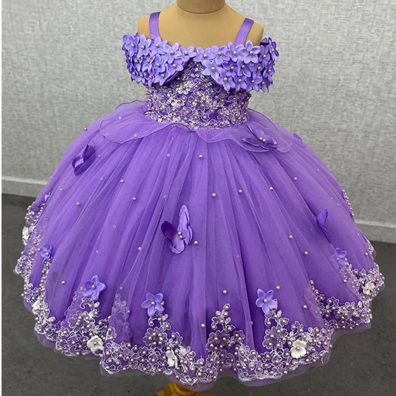 ROBE VIOLETTE ET BLANCHE FILLE sans manche AVEC DOUBLURE. GROS et DÉTAIL FRANCE Taille 2 ans