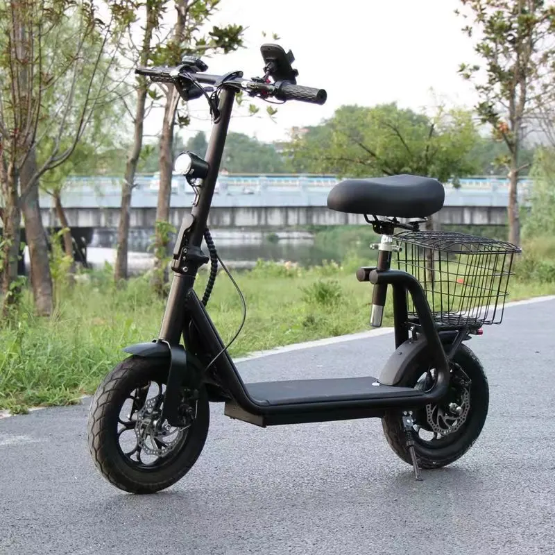 Mini scooter elétrico portátil para bike, 350w, 500w, cubo traseiro, motor, 12 polegadas, ebike, bike elétrico, portátil, para mulheres