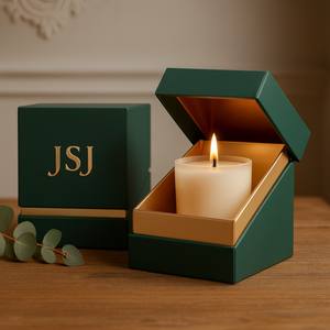 Caja <span class=keywords><strong>de</strong></span> Lujo Personalizada para Velas <span class=keywords><strong>con</strong></span> Separador Interno, Empaque <span class=keywords><strong>de</strong></span> Cartón para Set <span class=keywords><strong>de</strong></span> Regalo <span class=keywords><strong>de</strong></span> Velas Aromáticas, Colección Festiva - Product Image 4