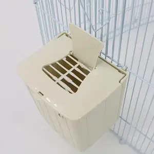 Hot Sale Plastic Love Birds Cage Box Reproductive Hatching Hangable Plastic Bird's Nest Box