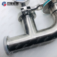 Acier inoxydable 1.5 "Tri Clamp Spunding Valve avec Tri Clamp Diaphragme Manomètre Équipement de brassage