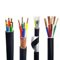 Câble en cuivre VGV blindé en acier, 1 à 10 conducteurs, 0,3-300 mm, isolé en PVC, flexible, chauffant, IP54, câble rigide blindé
