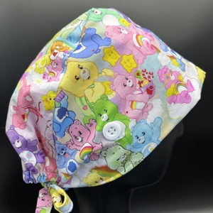 Bonnets de travail en coton tissé, bonnets de travail à motif de personnage, bonnets de travail à motif de <span class=keywords><strong>dessin</strong></span> <span class=keywords><strong>animé</strong></span>, doublés de satin, pour femmes et médecins - Product Image 2