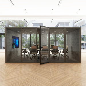 <span class=keywords><strong>Studio</strong></span> insonorisé professionnel, salle de réunion insonorisée, cabine insonorisée pour 6 personnes, pod acoustique insonorisé pour le travail, cabine d'enregistrement de bureau - Product Image 1