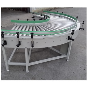 Trung Quốc Nhà máy tùy chỉnh cơ giới 180 độ cấp thực phẩm trọng lực cong băng tải con lăn - Product Image 5