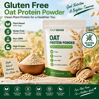 Poudre de Protéine d'Avoine Sans Gluten Certifiée Sans OGM Protéine Végétale Végétalienne pour les Personnes Hypoallergéniques Sans OGM Provenant de Distributeurs de Confiance