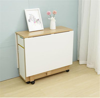 Nouveau Design petite Table à manger en bois pliable ensemble de Table et chaise nordique ensemble de Tables à manger