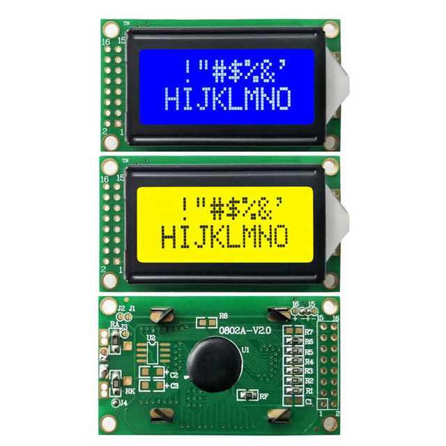 OEM Segment LCD 0802A High Quality Character Display Module for Industrial Control & Electronic Equipment