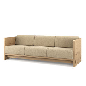 Muebles modernos para sala de estar, diseño nórdico tapizado, tela de Dinamarca, 3, 2, 1 asiento, sofá interior seccional, Base de madera, juego de sofá de Villa - Product Image 2