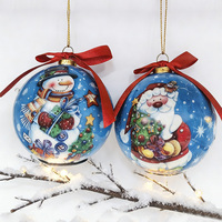 Maßgefertigte Plastik-Weihnachtsbaumkugeln Set Schaumstoff-Ornamente Handgemachte Umweltfreundliche Weihnachtsdekoration