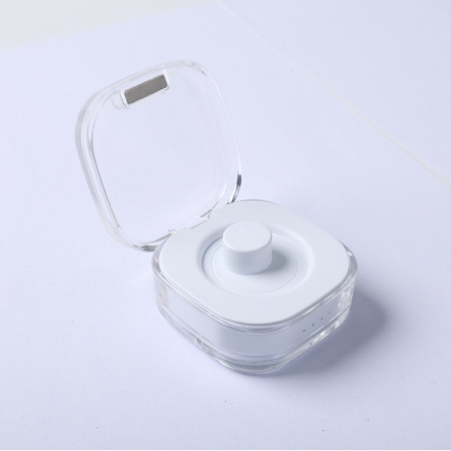 Portable Transparent Smart Ring Magnetic Charging Case Crystal Clear Cover App Control for Android Heart Rate Tracker Compatible