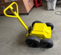 SHINEWELL Chariot électrique métallique personnalisé pour enrouleur de machine, idéal pour structures gonflables commerciales