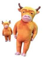 Porte-clés en peluche Niu Lai, figurine abstraite, accessoire de 35 cm, cadeau souple, produit dérivé du film