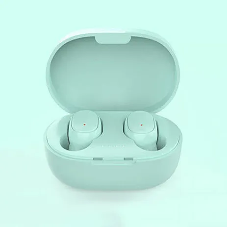 Unbenutzte Mini-Wireless-Macaron-Ohrhörer mit versteckten grünen Air Dot-Knospen-Ohrhörern für Android