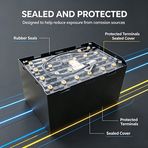 Anti-Corrosion Lithium Battery | Acid & Alkali Resistant for Chemical Plants and Food Factories | Sealed 48V - Product Image 2