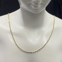 Accessoires de Joaillerie Fine Or Massif 18 Carats Au750 Chaîne Maille Ancre en Rouleau Nouveau Modèle Collier pour Fabricants