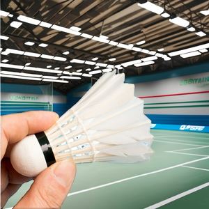 Volante de Bádminton de Corcho de 2 Capas, Alta Durabilidad y Velocidad Constante para Jugadores Avanzados, Pelota de Plumas de Ganso - Product Image 2
