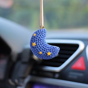 Colgantes de Resina Acrílica con Diseño de Sol y <span class=keywords><strong>Luna</strong></span> Arcoíris para Espejo Retrovisor de <span class=keywords><strong>Coche</strong></span>, Kits de Decoración Interior, Adornos Colgantes de Resina a la Moda - Product Image 4