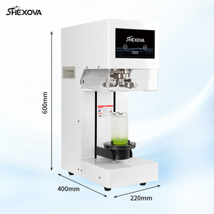 Nhà máy chất lượng cao Tự động lon nhựa niêm phong máy trà Chai nước giải khát có thể niêm phong cho bao bì lon nhôm - Product Image 6