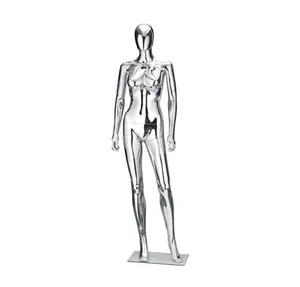 2018 hot selling chrome silver mannequin