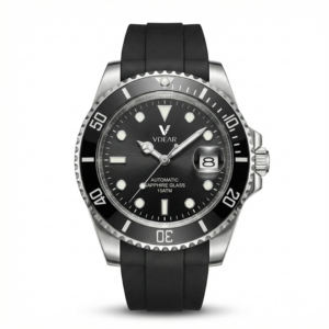 클래식 발광 시스루 무브먼트 크로노그래프 남성용 빈티지 오토매틱 손목 시계 - Product Image 3