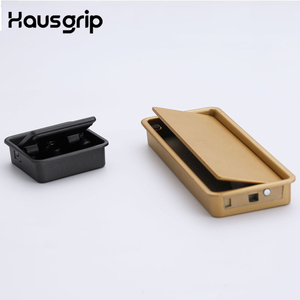 Gagang Kabinet Tersembunyi Modern dari Paduan Seng Hausgrip, Tarikan Terpasang untuk Pintu Geser Lemari - Product Image 3
