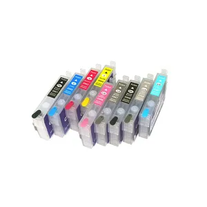 <span class=keywords><strong>Cartouche</strong></span> d'encre <span class=keywords><strong>rechargeable</strong></span> T0961- T0969 avec puce de réinitialisation automatique pour imprimante <span class=keywords><strong>Epson</strong></span> Stylus Photo R2880 - Product Image 6