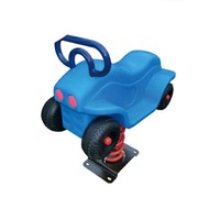 Cheval à bascule en plastique écologique pour enfants, vélo d'équilibre pour l'extérieur, équipement de jeu durable et sûr certifié CE pour l'exercice ludique