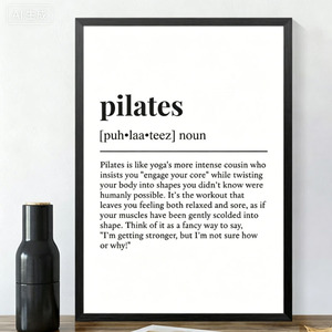 Art décoratif pour studios de Pilates, studios de yoga et studios de récupération post-partum minimalistes : Introduction à l'art mural - Product Image 3